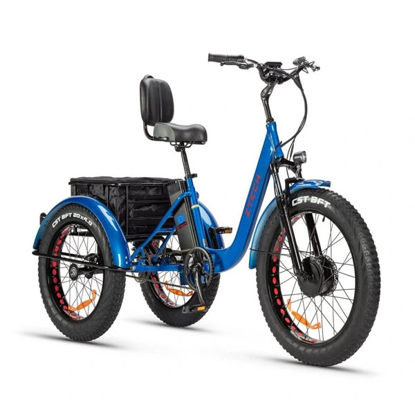 Háromkerekű elektromos kerékpár, itt nem kell egyensúlyozni