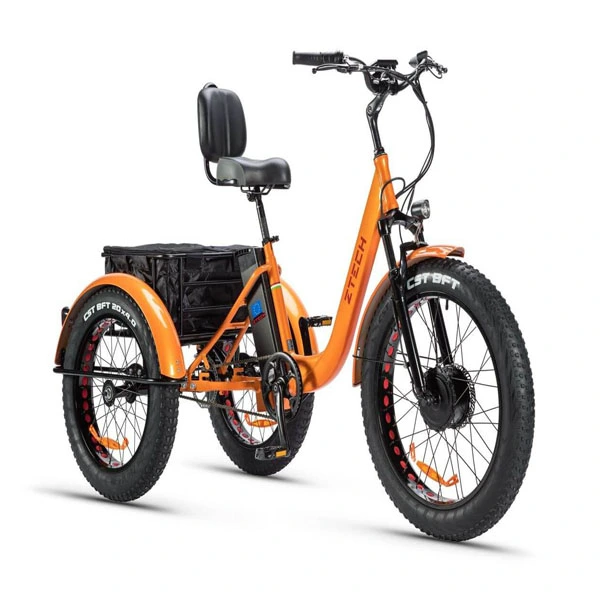 Háromkerekű elektromos bicikli, jó érzés , hogy nem tud eldőlni