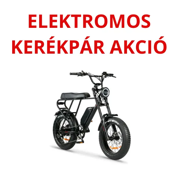 Elektromos kerékpár akció
